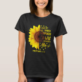 T-shirt Christian I Can Do All Things Through Christ Bible (Devant)