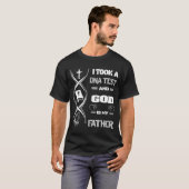 T-shirt Christian J'Ai Fait Un Test D'ADN Et Dieu Est Mon  (Devant entier)