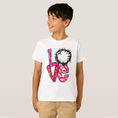 T-shirt Christian Jesus Crown Love Pâques (Devant entier)