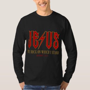 T-shirt Christian Jesus Rock Band Matthew 724, Retro Vinta