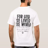 T-shirt Christian John 3:16 (Dos)