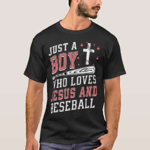 T-shirt Christian Juste Un Garçon Qui Aime Jésus Et Vend L