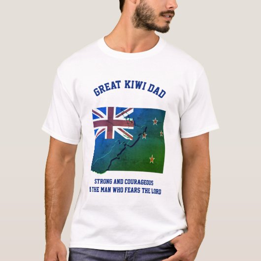T-shirt Christian KIWI NEW ZEALAND PAD (Devant)