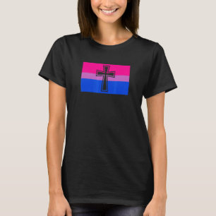 T-shirt Christian Lgbtq Ally Cross Gay Bisexual Pride drap