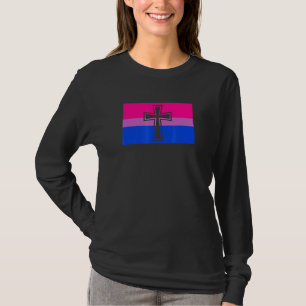 T-shirt Christian Lgbtq Ally Cross Gay Bisexual Pride drap