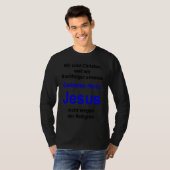 T-shirt Christian lifestyle Multilingual Series German ver (Devant entier)