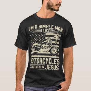 T-shirt Christian Motorcycle et Jésus foi Christian Bik