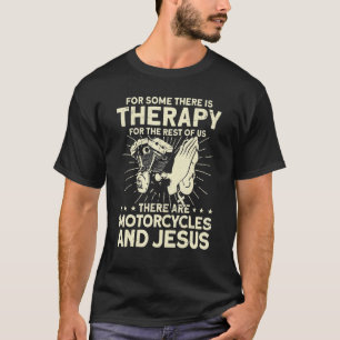 T-shirt Christian Motorcycle Motos Et Jesus F