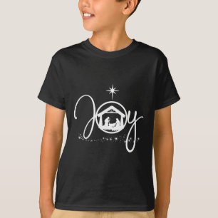 T-shirt Christian Noël Joie Jésus Nativité Scène Foi