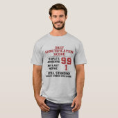 T-shirt Christian Nonsense Survival Scoreboard Tee (Devant entier)