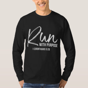 T-shirt Christian Runner Gift Gear Run Avec Purpos