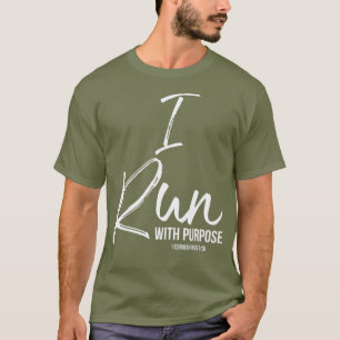 T-shirt Christian Running Gift pour coureurs avec lesquels