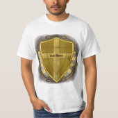 T-shirt Christian Shield Cross (Devant)