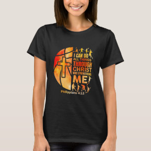 T-shirt Christian Sketll Hommes Garçons Joueur Équipe Reli