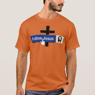 T-shirt Christian Suivez Jésus Ami Foi Drôle en Jésus