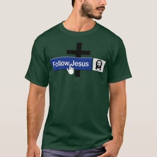 T-shirt Christian Suivez Jésus Ami Foi Drôle en Jésus
