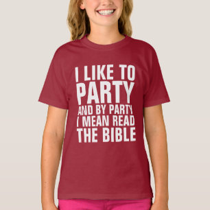 T-shirt Christian T-Shirts, PAR PARTI JE VEUX DIRE LIRE LA