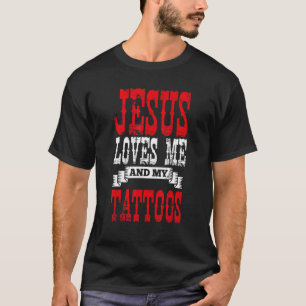 T-shirt Christian Tattoo Maître Tatoué Jésus Christ Dévoqu