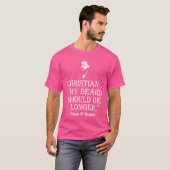 T-shirt Christian Thy Beard devrait être plus long Charles (Devant entier)