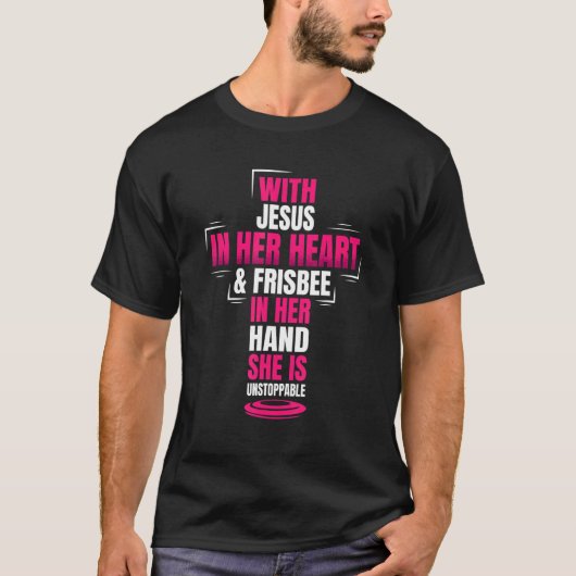 T-shirt Christian Ultimate Frisbee Player Sports (Devant)