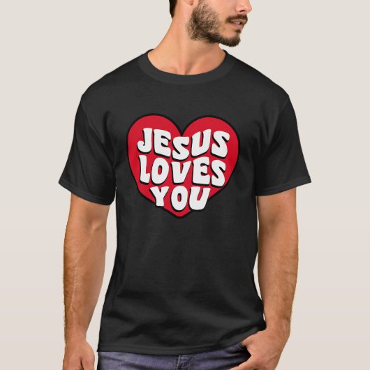 T-shirt Christian Valentines  bible verse scriptures Jesus (Devant)