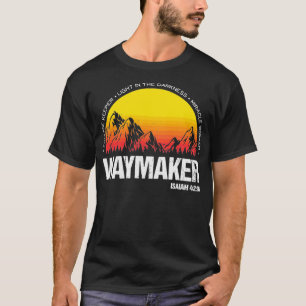 T-shirt Christian Waymaker Isaiah 4216 Inspirational Bible