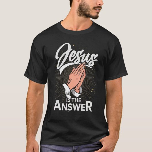 T-shirt Christianity Jesus Christ Prayer Jesus Devotee Fai (Devant)