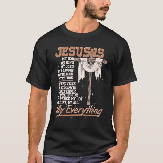 T-shirt Christiany Faith Jesus Christ Savior Jesus Devotee (Devant)