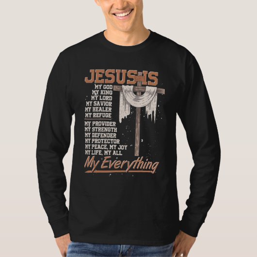 T-shirt Christiany Faith Jesus Christ Savior Jesus Devotee (Devant)