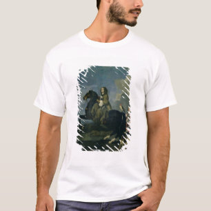 T-shirt Christina de la Suède (1626-89) à cheval, 1653 (