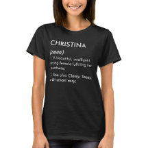 Christina name, Editable name, Custom name