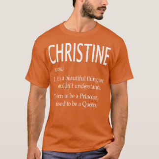 T-shirt Christine Nom Don 107