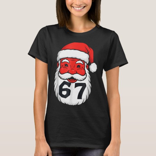 T-shirt Christmas 67 Meme Design Funny Six Seven Hands 6 7 (Devant)