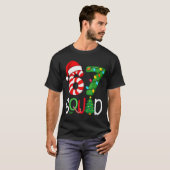 T-shirt Christmas 67 Squad Funny Candy Cane And Lights Xma (Devant entier)