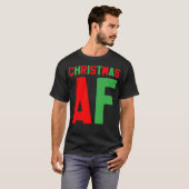 T-shirt Christmas Af - Cadeau de Noël (Devant entier)