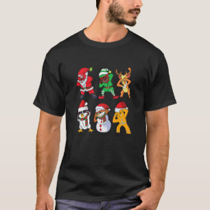 T-shirt Christmas African American Père Noël and Friends G