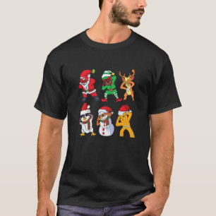 T-shirt Christmas African American Père Noël and Friends G