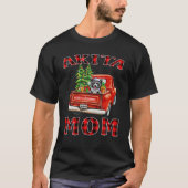 T-shirt Christmas Akita Maman Casquette Père Noël Camion A (Devant)