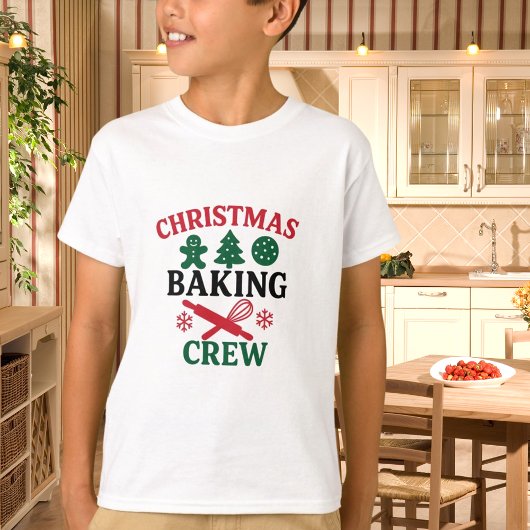 T-shirt Christmas Baking Crew boy