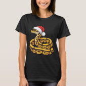 T-shirt Christmas Ball Python Ugly Xmas Sweater Snake Love (Devant)
