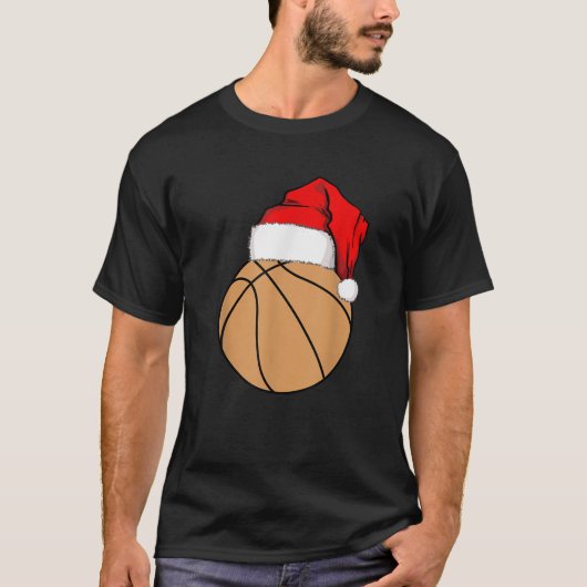T-shirt Christmas Basketball Santa  (Devant)