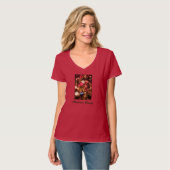 T-shirt 'Christmas Beauty' Dames (Devant entier)