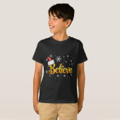 T-shirt Christmas Believe Santa Claus Believe Christmas (Devant entier)