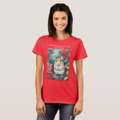 T-shirt Christmas Calories Funny Chubby Holiday Mouse (Devant entier)