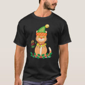 T-shirt Christmas Cat (Devant)