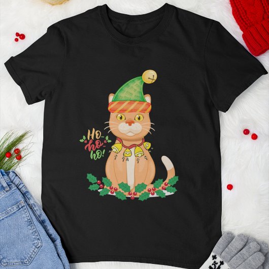 T-shirt Christmas Cat