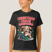 T-shirt Christmas Chaos Coordinator Xmas Puppy Funny Shi-o (Devant)