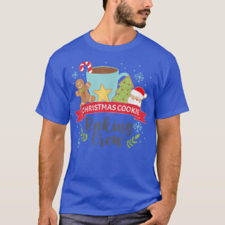 T-shirt Christmas Cookie Baking Crew cadeau pour garçons e