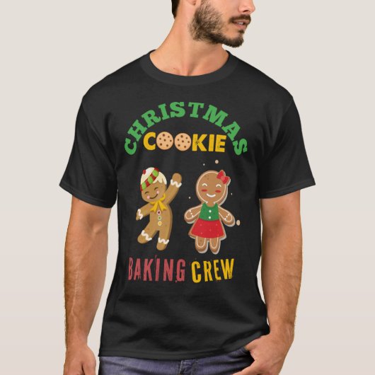 T-shirt Christmas Cookie Baking Crew Christmas Cookies Gin (Devant)