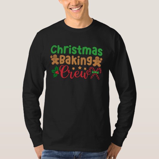 T-shirt Christmas Cookie Baking Crew Family Xmas (Devant)